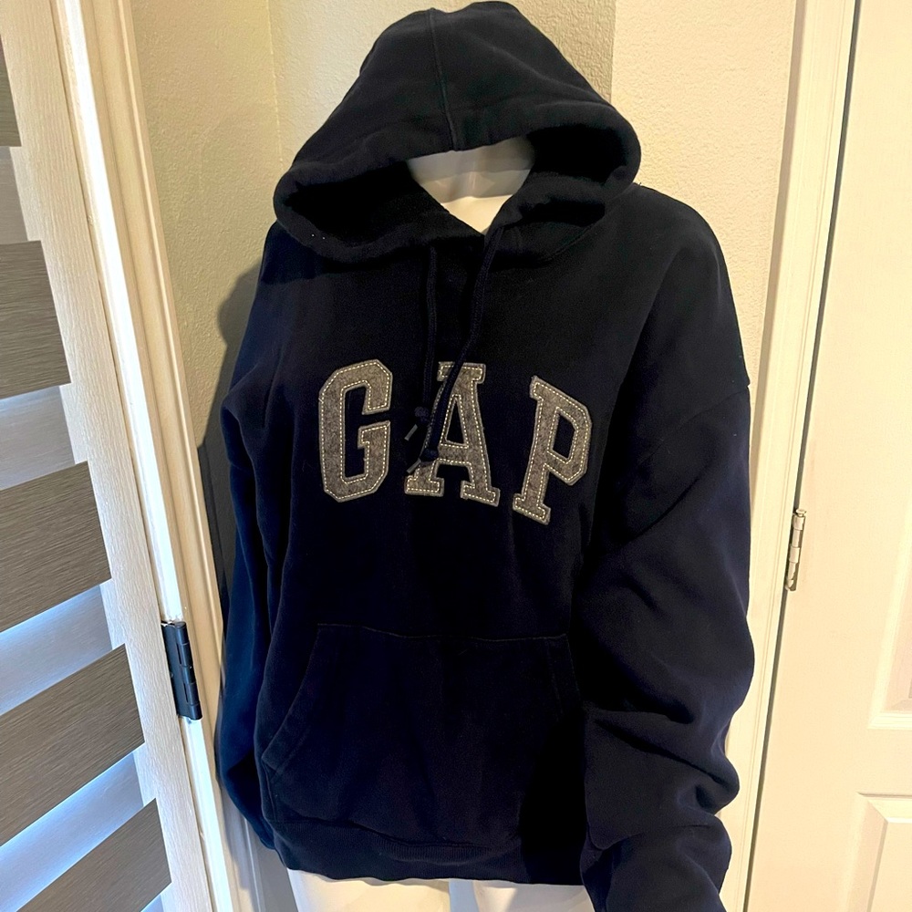Womens XL navy Gap hoodie sweatshirt